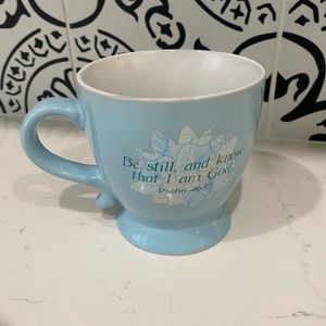 cTa “Be Still and Know that I am God” Isaiah 46:10 Coffee Mug 13 Oz Beautiful